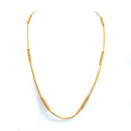 22 KT Yellow Gold Chain 45cm