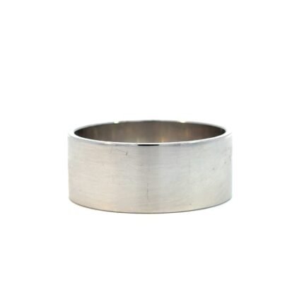 9K White Gold Men’s Ring (Ring size Z+3)