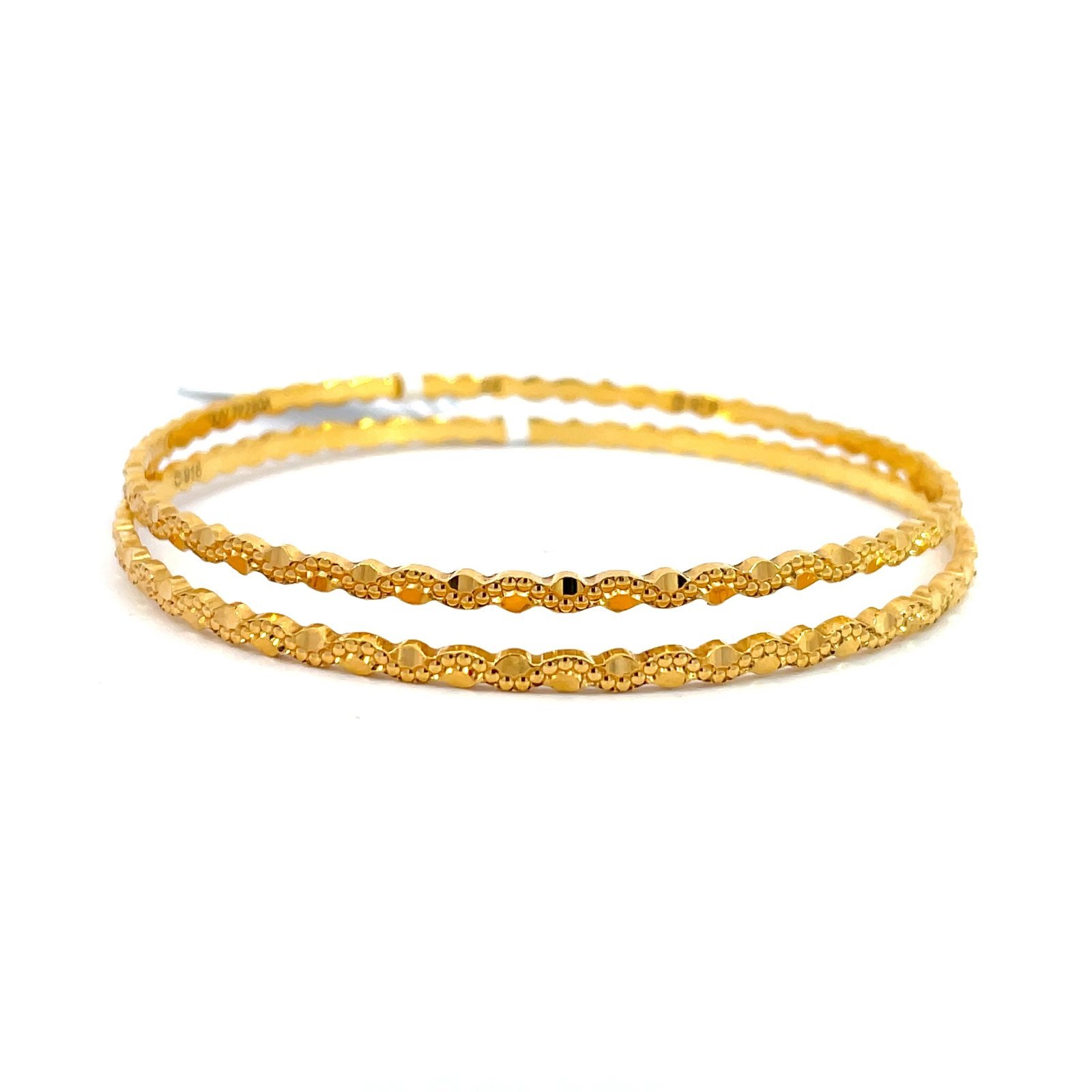 22K Yellow Gold Bangle - Image 3