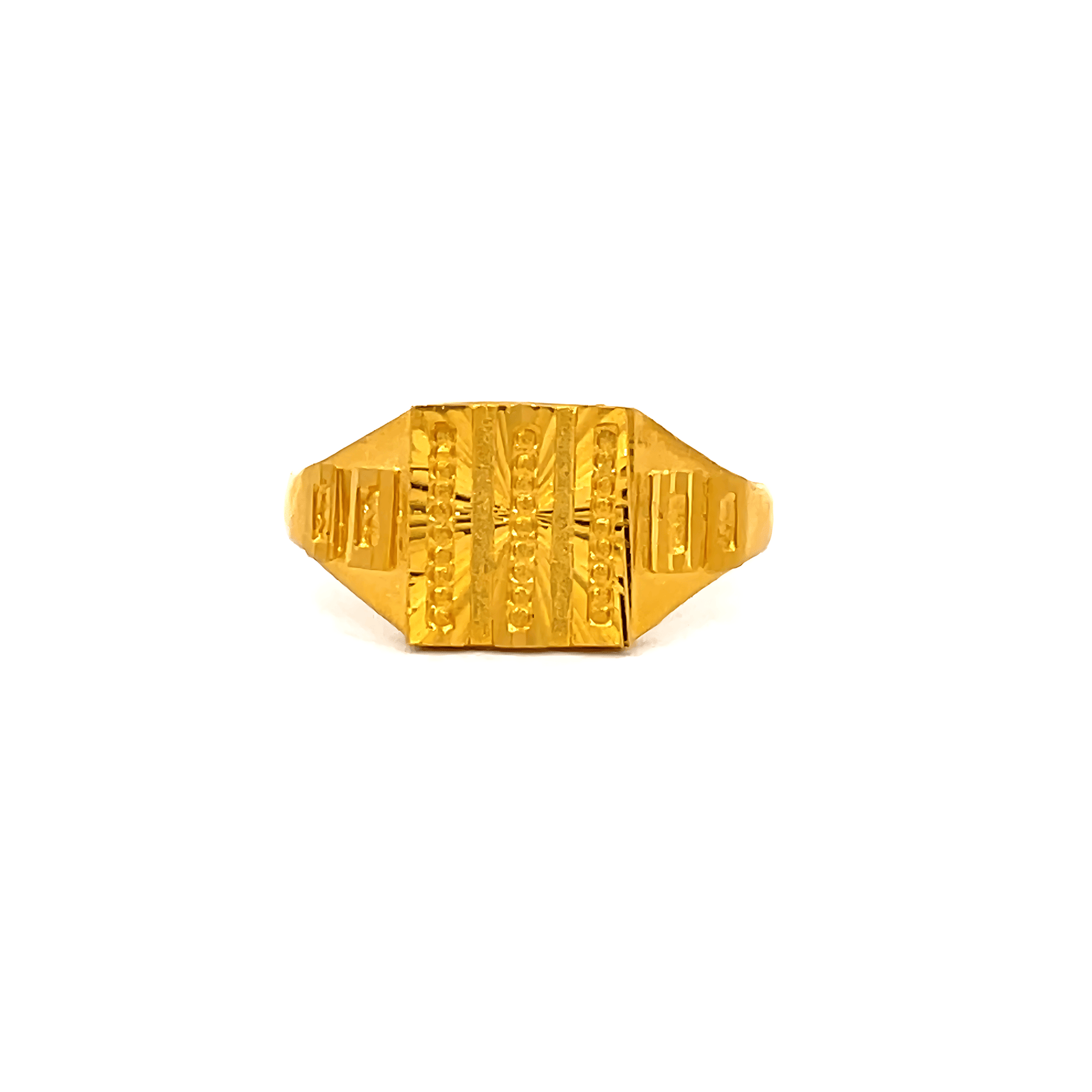 22K Yellow Gold Ring (Ring size T.5)