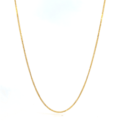 18KT Yellow Gold Curb Chain 50cm