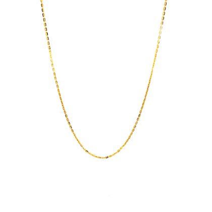 22 KT Yellow Gold Chain 42cm