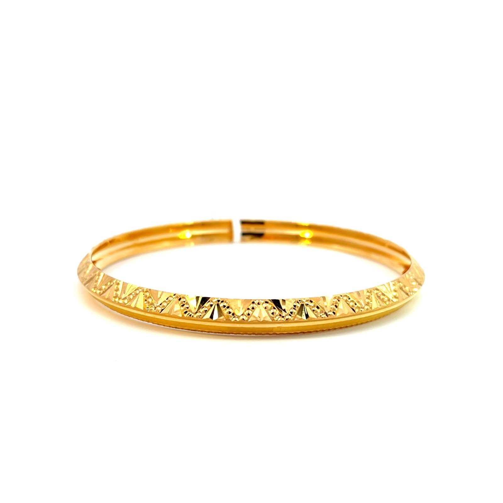 22K Yellow Gold Bangle - Image 2