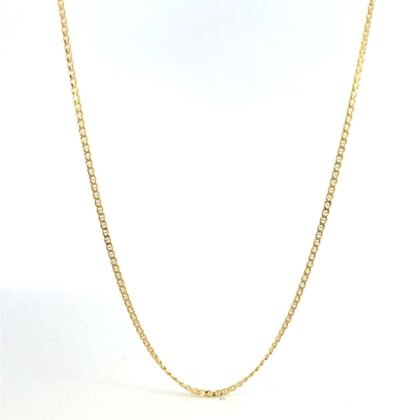 18 KT Yellow Gold Anchor Chain 50cm