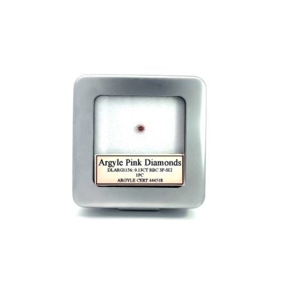 3P 0.13ct Certified Loose Pink Diamond from WA