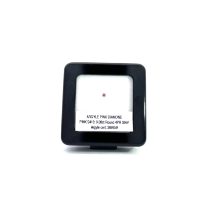 4PR 0.08ct Certified Loose Pink Diamond from WA